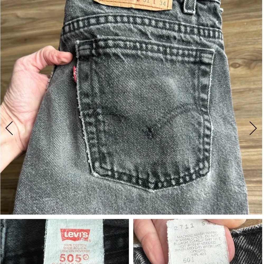 1994 USA Vintage Levis 505 - Picture 10 of 12